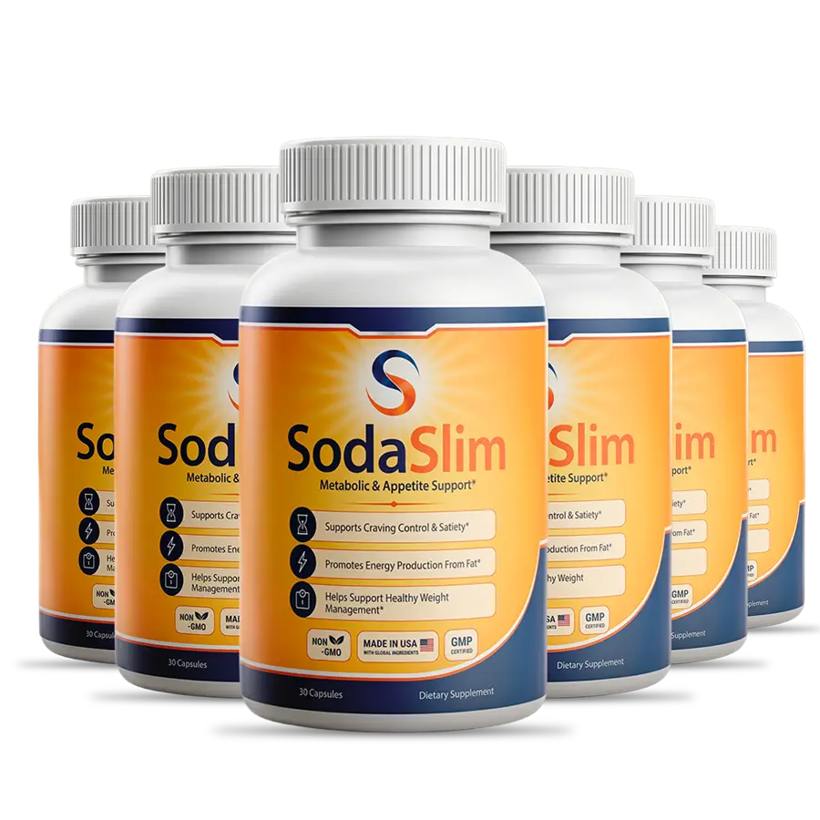 SodaSlim bottle of weight management capsules